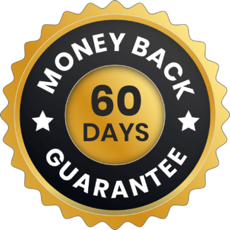60 day risk free guarantee seal for customer satisfaction